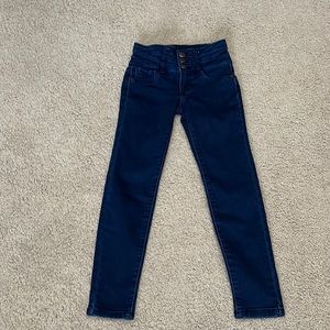 Hippie girl/mid rise jeggings/size 8